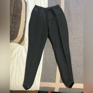 Vintage riding pants in black